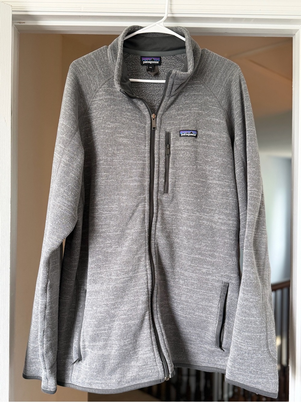 Patagonia Men’s Better Sweater Full-Zip Fleece Jacket Gray XXL